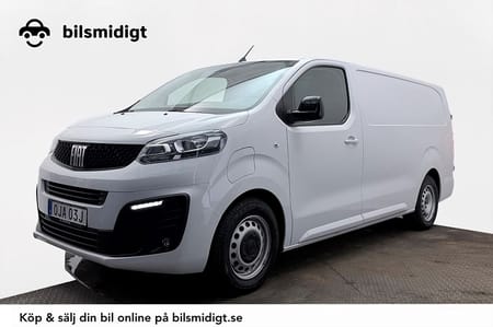 Fiat E-Scudo 75 Skåpbil kWh L3 Lång 3-sits Pekskärm Farthållare MOMS