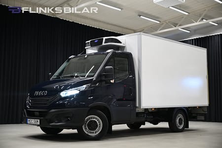 Iveco Daily 35-140 Chassi Cab 136HK Automat|Kylbil|Nattkyla|Bakgavellyft|Lågmil|SeUtr