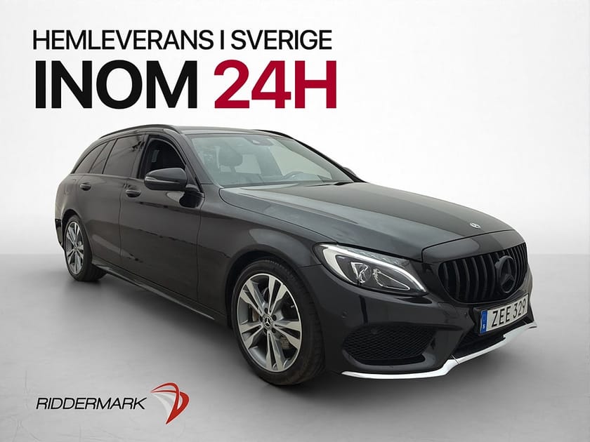 Bild 3 av Mercedes-Benz C 200 T 184hk AMG Burmester Skinn Navi Drag