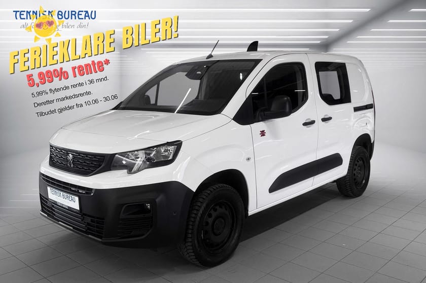Bilde 1 av Peugeot Partner L1 MESTER 4X4 130HK | 3 SETER | KROK | DAB + | CRUISE