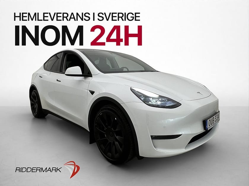 Bild 1 av Tesla Model Y Long Range AWD Drag Värmare Pano Skinn Kamera