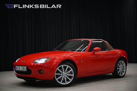 Mazda MX-5 Soft-top 2.0 160HK Softtop|Skinn|Lågmil|Svensksåld