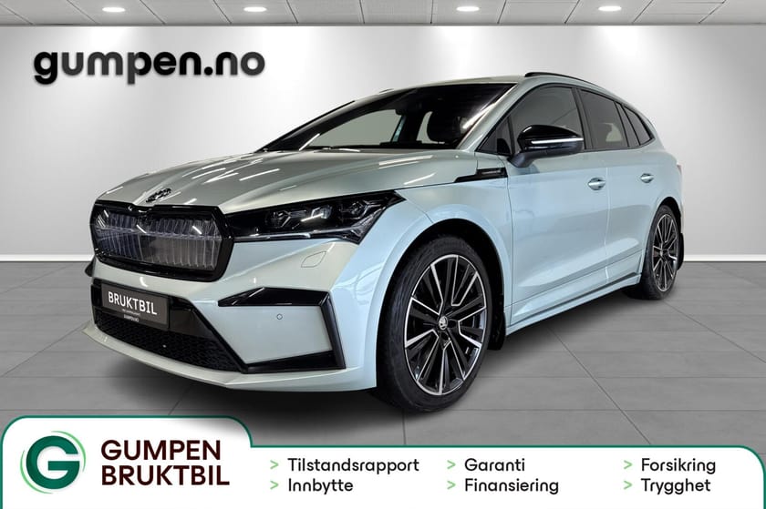 Bilde 1 av Škoda Enyaq iV 80x fe arctic silver