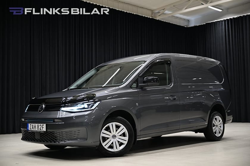 Bild 1 av Volkswagen Caddy Cargo Maxi DSG 122HK Dragkrok|Dieselvärmare|Nedlackad|LED|Leasbar