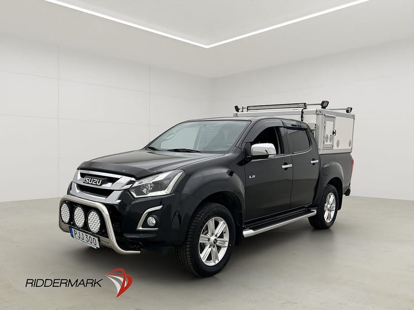 Bild 3 av Isuzu D-Max Crew Cab 1.9 4WD Värmare Dragkrok Skinn Kamera HUNDKÅPA