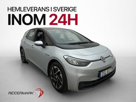 Volkswagen ID.3 Pro Performance Värmare Navi CarPlay MOMS