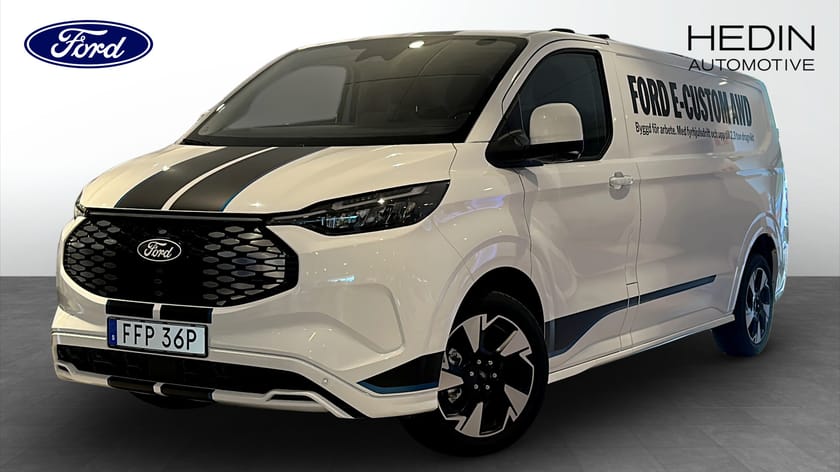 Bild 1 av Ford E-Transit Custom 340 AWD SPORT SKÅP 340L 218 A | Demo |