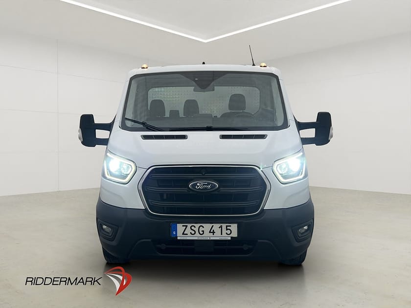 Bild 5 av Ford Transit 350 Chassi Cab FLAKBIL LÅNGFLAK Värmare 3-Sit CARPLAY Moms