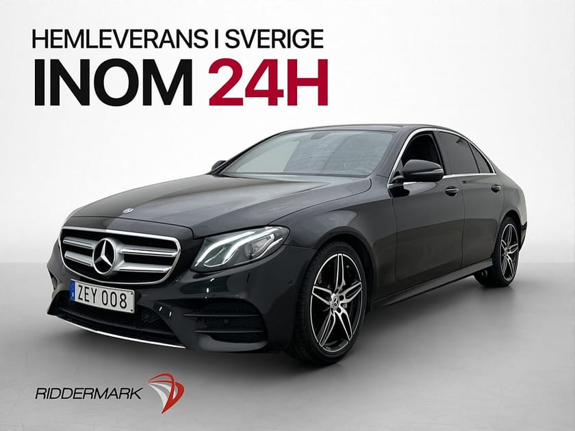 Bild 1 av Mercedes-Benz E 220 d AMG Pano Burmest Drag Kamera M/K-Värm