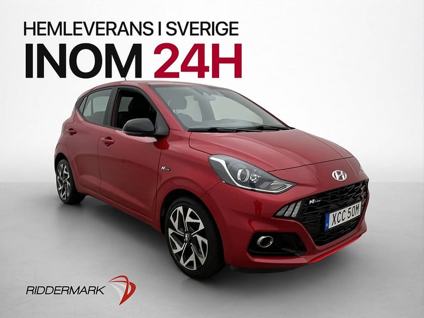 Bild 3 av Hyundai i10 1.0 100hk N-Line Kamera CarPlay Rattvärme