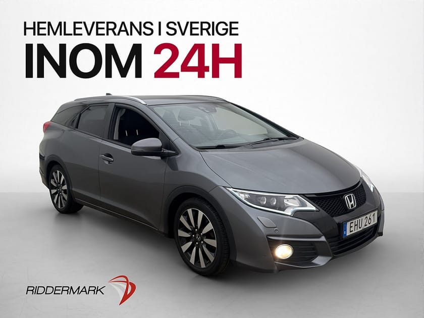 Bild 1 av Honda Civic Tourer 1.8 i-VTEC 142hk Drag Backkamera M-värmare