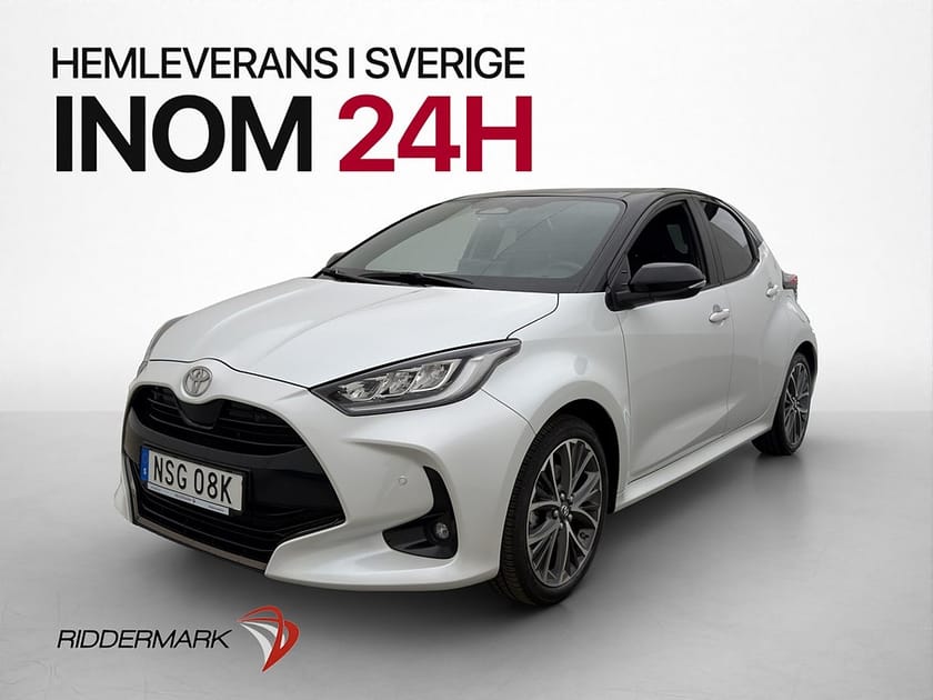 Bild 1 av Toyota Yaris Hybrid CVT 130hk Kamera Adapt Rattvärm