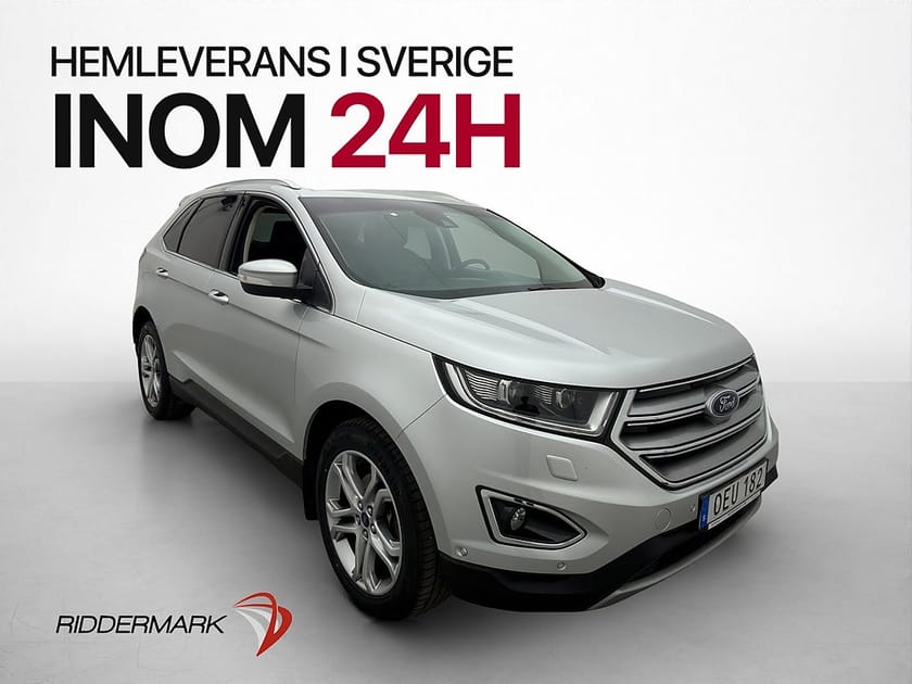 Bild 1 av Ford Edge TDCi AWD 210hk Titanium Kamera Värm Skinn Drag