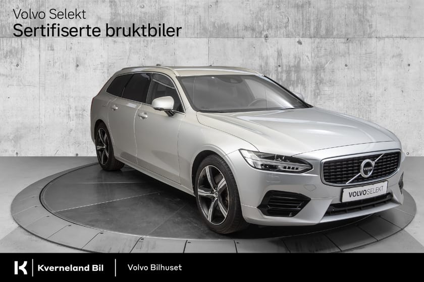 Bilde 1 av Volvo V90 T8 R-des Navi/360/HUD/Hengerfeste/elstol/Lyspk