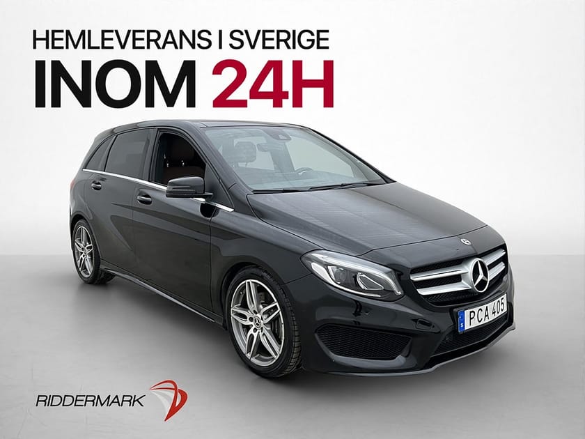 Bild 3 av Mercedes-Benz B 220 d AMG H/K Värmare Pano Kamera Skinn Drag