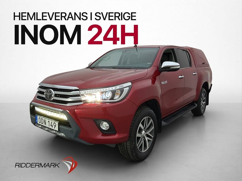 Bild 3 av Toyota Hilux Dubbelhytt Premium 2.4 AWD Värm Drag Diff Kamera Kåpa Moms