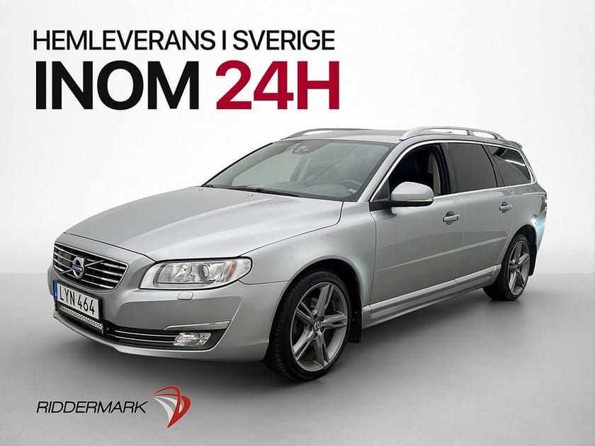 Bild 1 av Volvo V70 D4 181hk Summum Drag Navi P-sensor Skinn Elstol