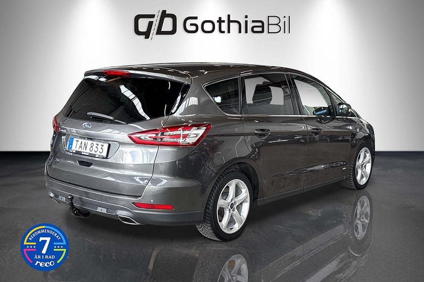 Bild 5 av Ford S-Max 2.0 TDCi AWD Business Drag Navi Backkamera CarPlay