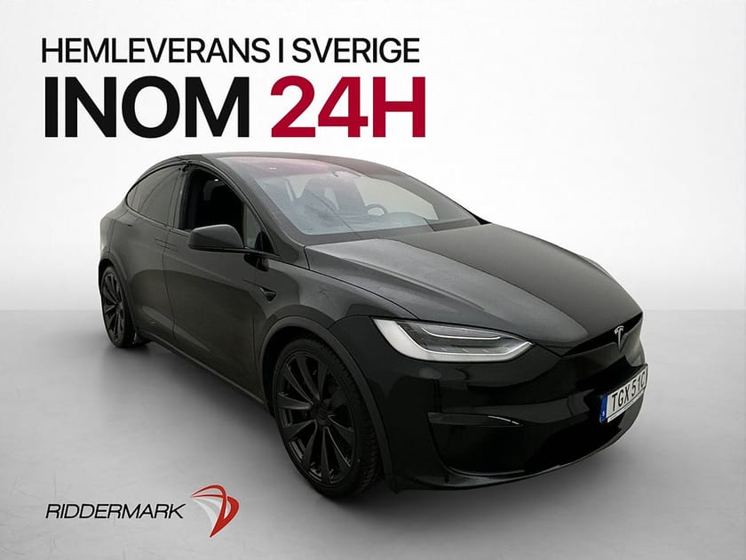Bild 3 av Tesla Model X 7 Sits Luftfjäd Autopilot Drag Värmepump MOMS