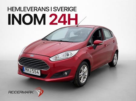 Ford Fiesta EcoBoost 100hk Titanium 0,46l/mil Låg-Årsskatt