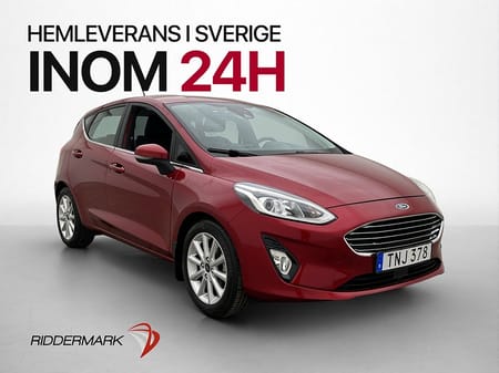 Ford Fiesta 1.0 EcoBoost 100hk Titanium P-Sensorer Carplay