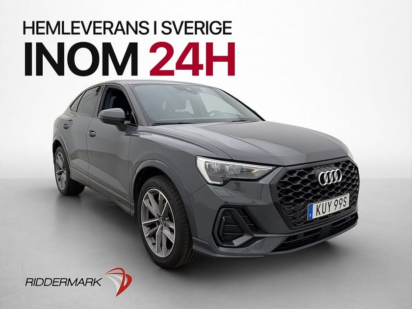 Bild 1 av Audi Q3 Sportback 35 TFSI 150hk Värmare Cockpit CarPlay Drag
