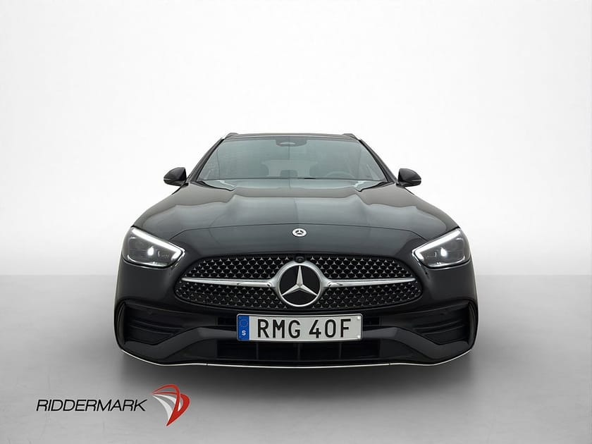 Bild 1 av Mercedes-Benz C 300 T de 4MATIC C300 313hk AMG 360° Drag Elstol Navi