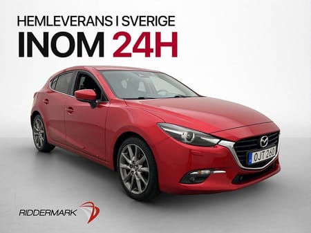 Mazda 3 Sport 2.0 HeadUp Döda-vinkel varnare Kamera Navi