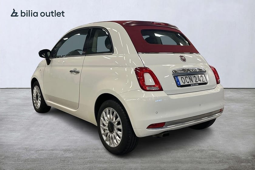 Bild 3 av Fiat 500C 1.2 8V Lounge 69hk Cab Sensorer Bluetooth