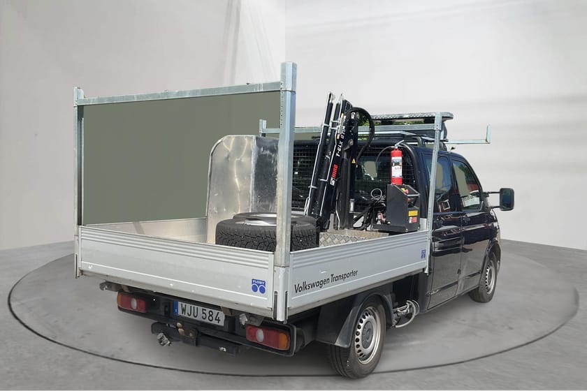 Bild 3 av Volkswagen Transporter Chassi Dubbelhytt T6 2.0 TDI BMT (140hk) Kranbil