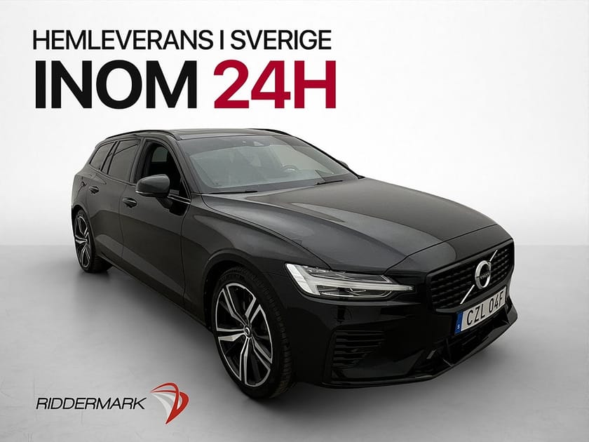 Bild 3 av Volvo V60 Recharge T6 AWD 350hk R-Design Värmare Pano Drag