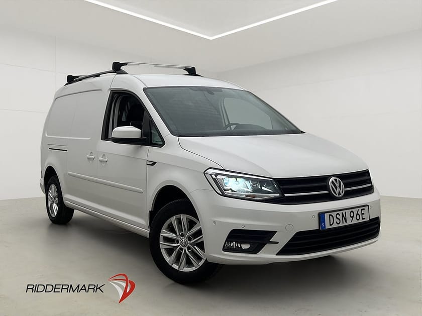 Bild 1 av Volkswagen Caddy Maxi Van 2.0TDI Värmare LED A/C Drag PDC Moms
