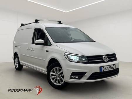 Volkswagen Caddy Maxi Van 2.0TDI Värmare LED A/C Drag PDC Moms
