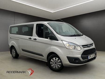 Ford Transit Custom 310 Kombi Lång 9-Sits Värmare PDC Dragkrok