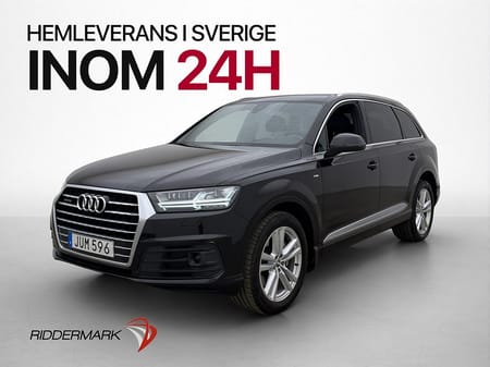 Audi Q7 3.0 TDI 272hk Q S-Line BOSE 7-Sits Cockpit Kamera