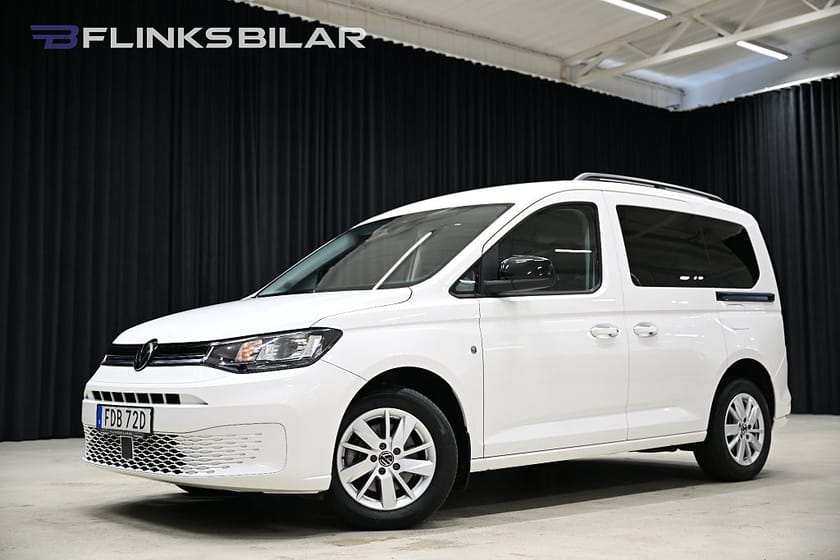 Bild 1 av Volkswagen Caddy DSG 122HK Kombi|5-Sits|Dubbeldörr|Drag|Värmare|Leasbar