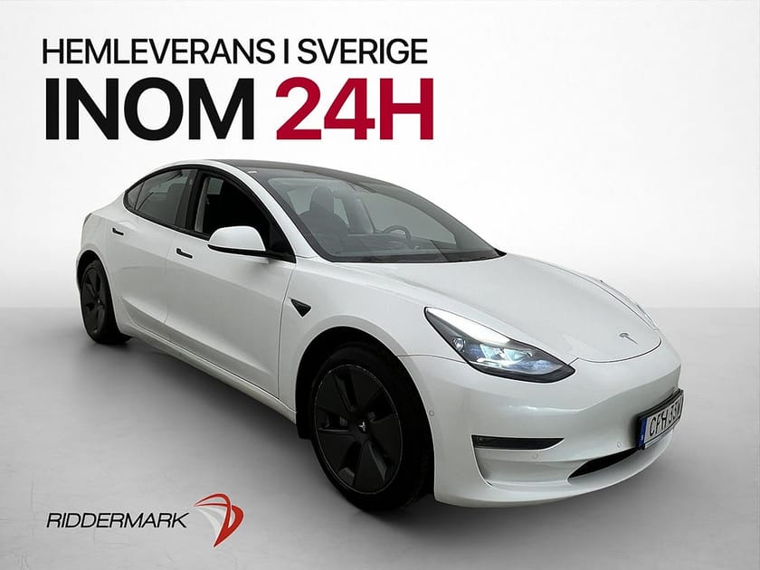 Bild 1 av Tesla Model 3 Long Range AWD 440hk MOMS SV-Såld Drag AP Pano