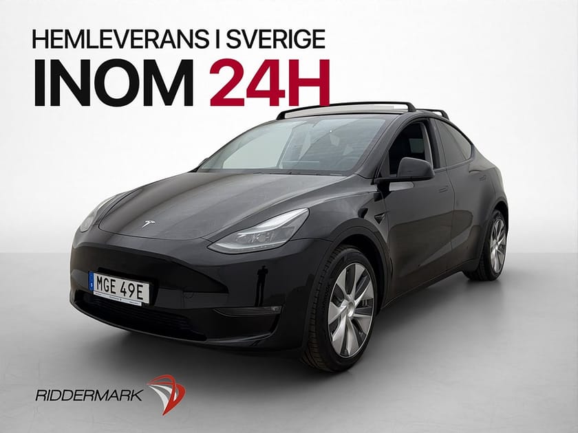 Bild 1 av Tesla Model Y Long Range AWD Autopilot Svensksåld Dragkrok