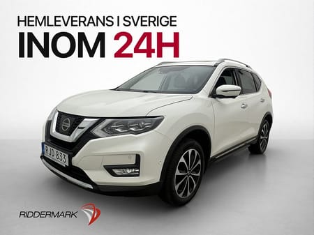 Nissan X-Trail 2.0 177hk 4x4 7-Sit Tekna Pano Drag Skinn 360