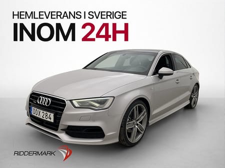 Audi A3 Sedan 2.0 TDI S-Line Taklucka Adapt-fart Navi P-Sensorer