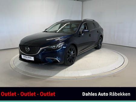 Mazda 6 Wagon 2,2D 175hk Optimum Outlet! ACC/Krok/Kam/Bose/Skinn/Navi