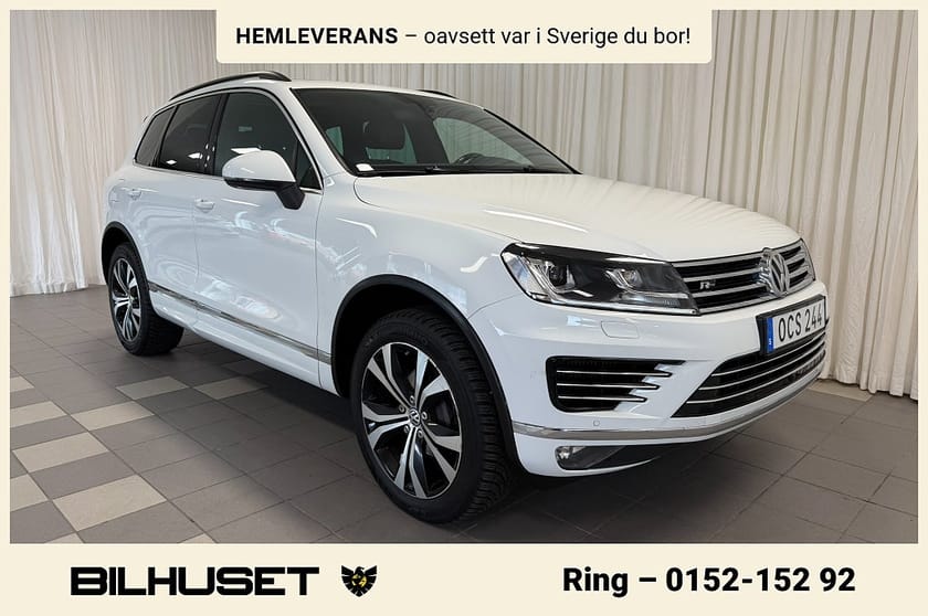 Bild 1 av Volkswagen Touareg 3.0 V6 TDI 4Motion R-Line LUFTFJÄDRING 360° PANO D-VÄRM