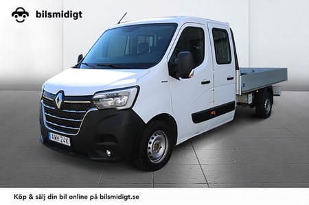 Renault Master Chassi Cab 3.5T 2.3 dCi FWD 7-sits Navi Värmare Floby 145hk