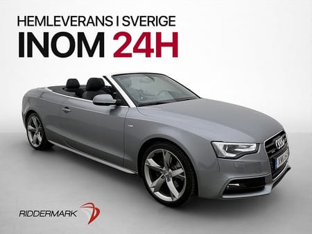 Audi A5 Cabriolet 2.0 TFSI 225hk Quattro S-Line P-sens Skinn