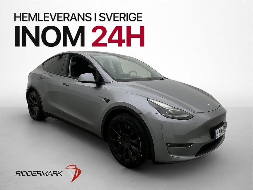 Bild 1 av Tesla Model Y Long Range AWD Pano Dragkrok AP Sv.Såld MOMS