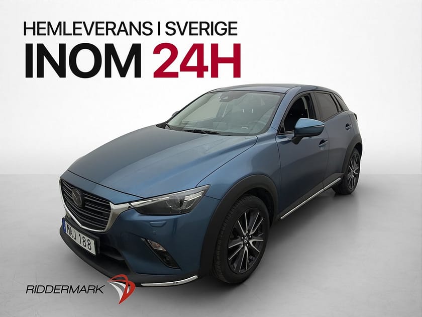 Bild 3 av Mazda CX-3 2.0 SKYACTIV-G AWD 150hk Optimum Kamera  HuD Navi