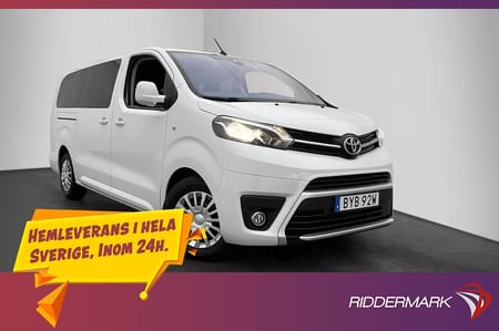 Toyota Proace Verso Extra Lång 2.0D PDC 9-Sits CARPLAY MOMS