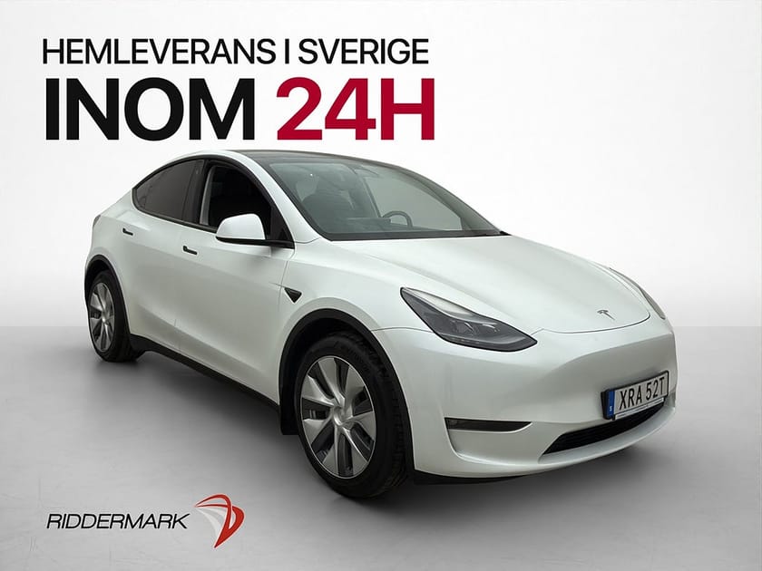 Bild 1 av Tesla Model Y Long Range AWD Dragkrok Rattvärme Svensksåld