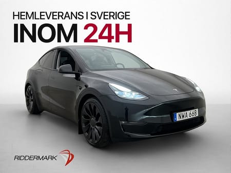 Tesla Model Y Performance Svensksåld