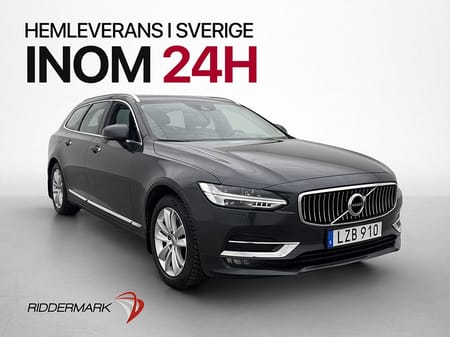 Volvo V90 D3 AWD Inscription HUD Värmare Skinn VOC Dragkrok